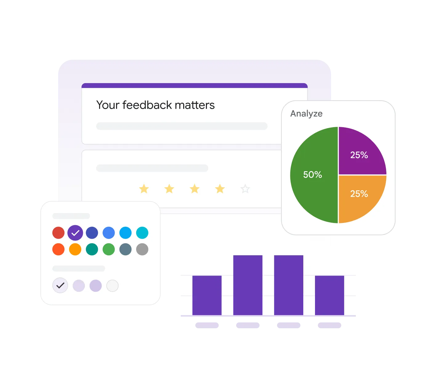 Google Forms interfeysi