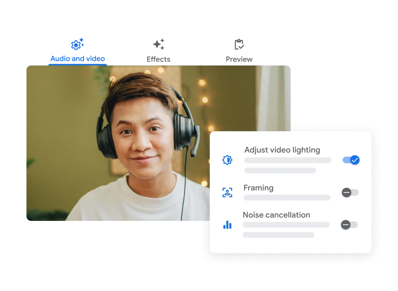 Демонстрация экрана Google Meet